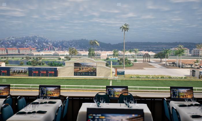 Del Mar Thoroughbred Club - Section Turf Club Lvl 4 Tbl 205 Seat View