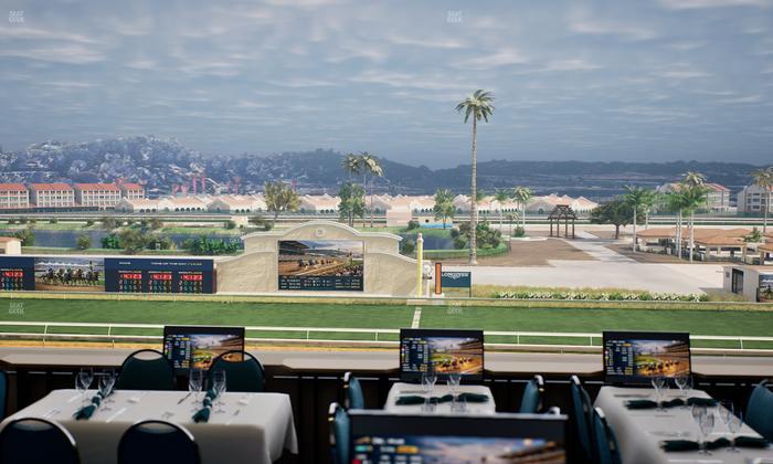 Del Mar Thoroughbred Club - Section Turf Club Lvl 4 Tbl 206 Seat View