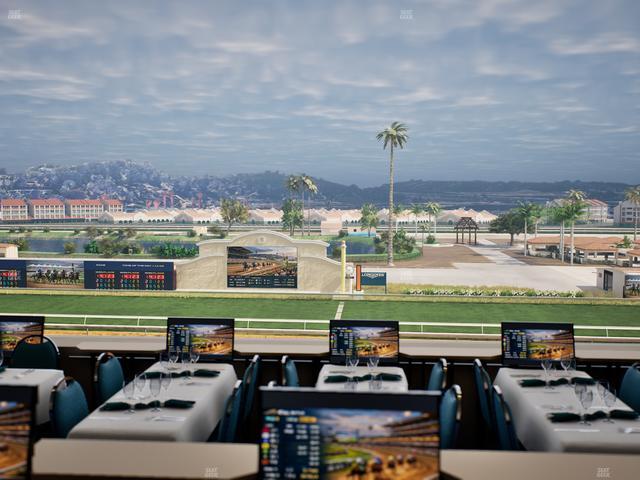 Del Mar Thoroughbred Club - Section Turf Club Lvl 4 Tbl 207 Seat View