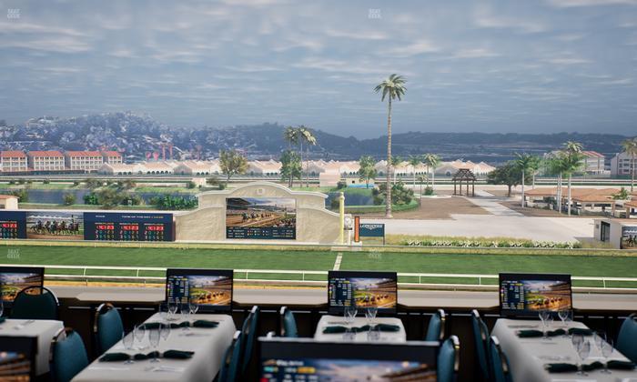 Del Mar Thoroughbred Club - Section Turf Club Lvl 4 Tbl 207 Seat View