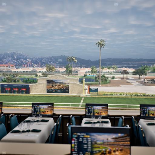 Del Mar Thoroughbred Club - Section Turf Club Lvl 4 Tbl 208 Seat View