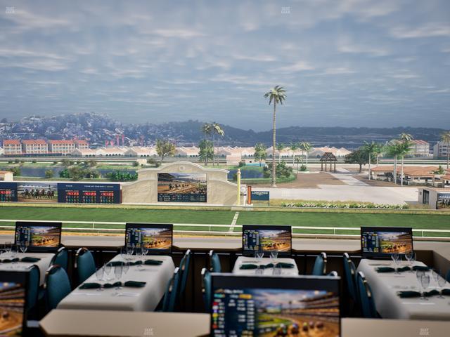 Del Mar Thoroughbred Club - Section Turf Club Lvl 4 Tbl 208 Seat View
