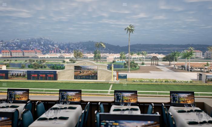 Del Mar Thoroughbred Club - Section Turf Club Lvl 4 Tbl 208 Seat View