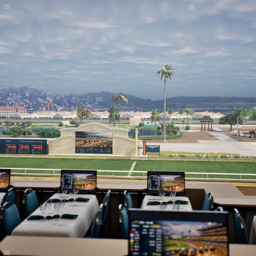 Del Mar Thoroughbred Club - Section Turf Club Lvl 4 Tbl 209 Seat View