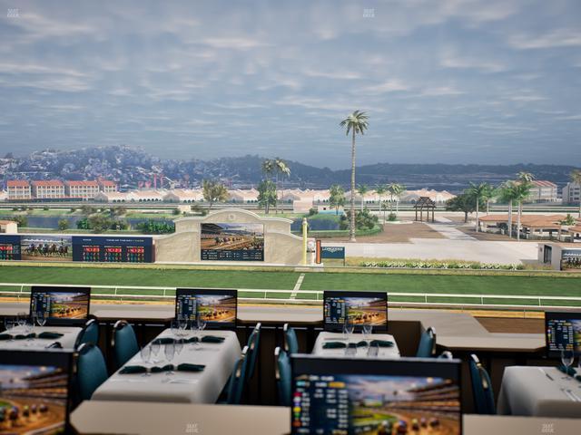 Del Mar Thoroughbred Club - Section Turf Club Lvl 4 Tbl 209 Seat View