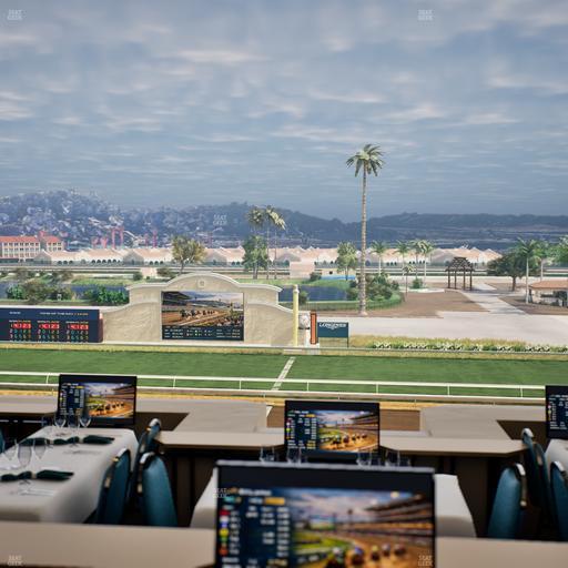 Del Mar Thoroughbred Club - Section Turf Club Lvl 4 Tbl 210 Seat View