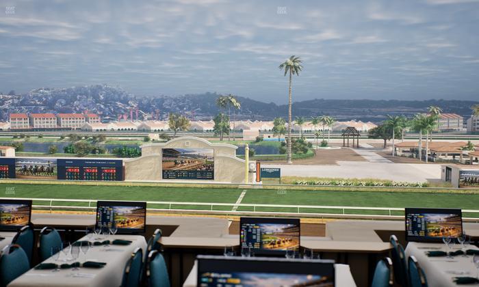 Del Mar Thoroughbred Club - Section Turf Club Lvl 4 Tbl 210 Seat View