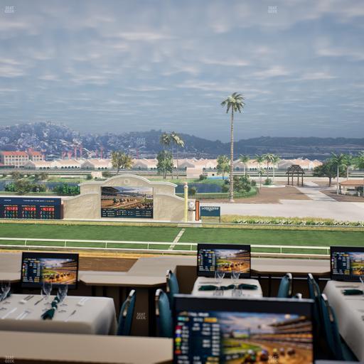 Del Mar Thoroughbred Club - Section Turf Club Lvl 4 Tbl 211 Seat View