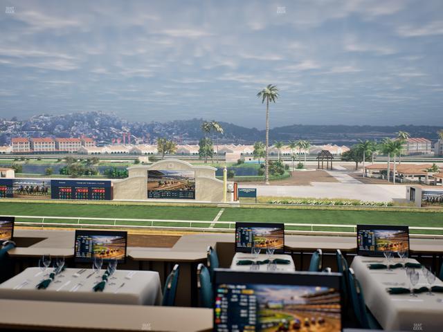 Del Mar Thoroughbred Club - Section Turf Club Lvl 4 Tbl 211 Seat View