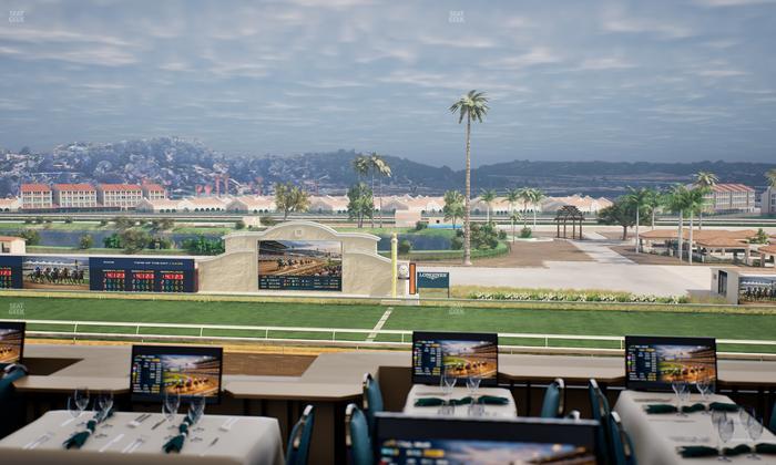 Del Mar Thoroughbred Club - Section Turf Club Lvl 4 Tbl 211 Seat View