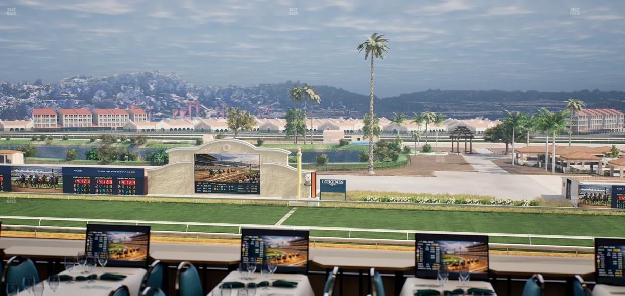 Del Mar Thoroughbred Club - Section Turf Club Lvl 4 Tbl 212 Seat View