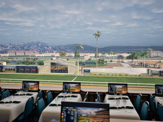 Del Mar Thoroughbred Club - Section Turf Club Lvl 4 Tbl 212 Seat View