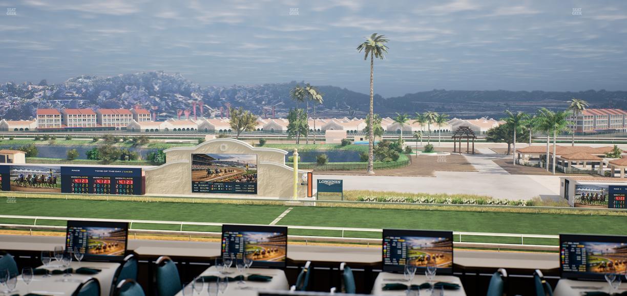 Del Mar Thoroughbred Club - Section Turf Club Lvl 4 Tbl 213 Seat View