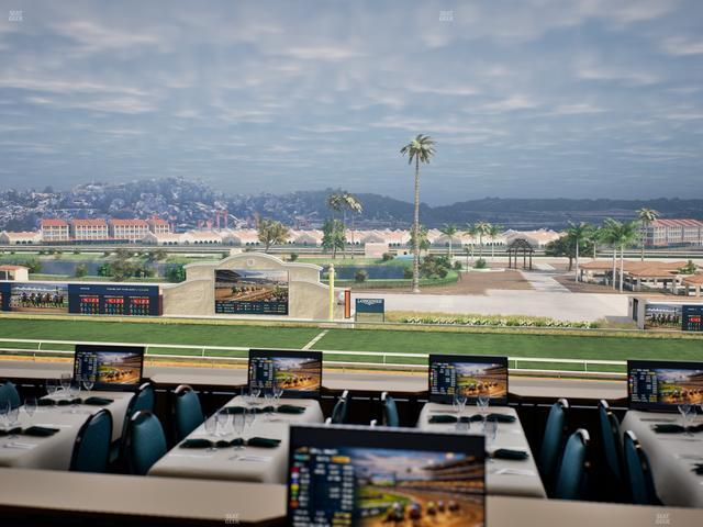 Del Mar Thoroughbred Club - Section Turf Club Lvl 4 Tbl 213 Seat View