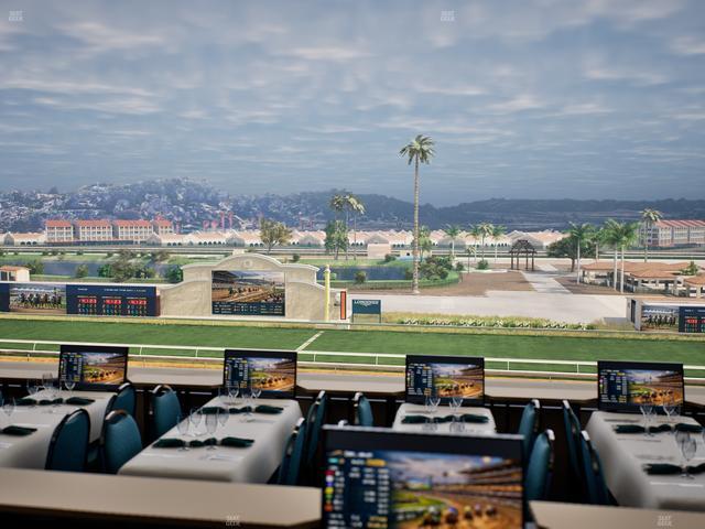 Del Mar Thoroughbred Club - Section Turf Club Lvl 4 Tbl 214 Seat View