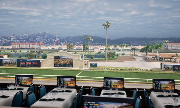 Del Mar Thoroughbred Club - Section Turf Club Lvl 4 Tbl 214 Seat View