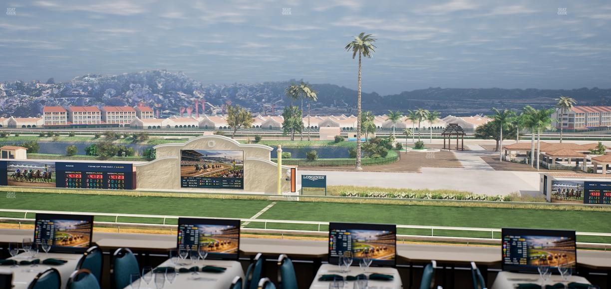 Del Mar Thoroughbred Club - Section Turf Club Lvl 4 Tbl 215 Seat View