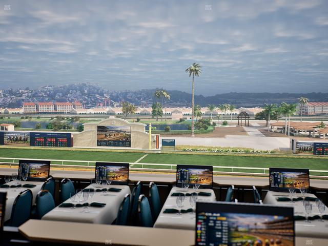 Del Mar Thoroughbred Club - Section Turf Club Lvl 4 Tbl 215 Seat View