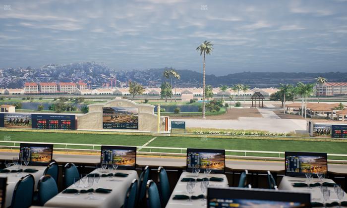 Del Mar Thoroughbred Club - Section Turf Club Lvl 4 Tbl 215 Seat View