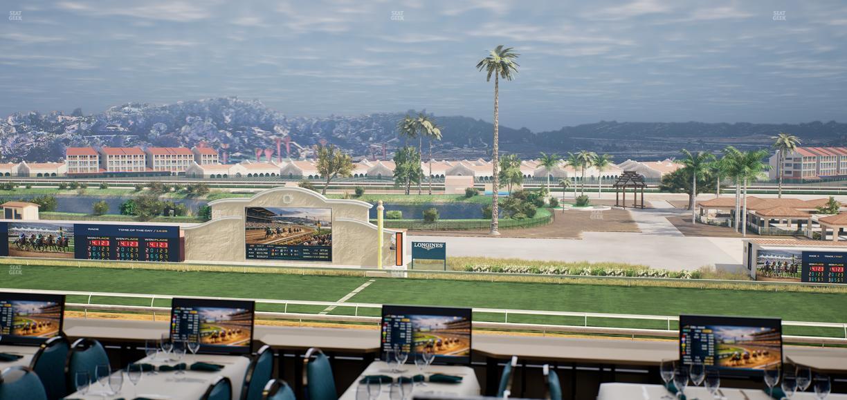 Del Mar Thoroughbred Club - Section Turf Club Lvl 4 Tbl 216 Seat View