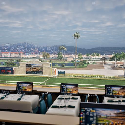 Del Mar Thoroughbred Club - Section Turf Club Lvl 4 Tbl 218 Seat View