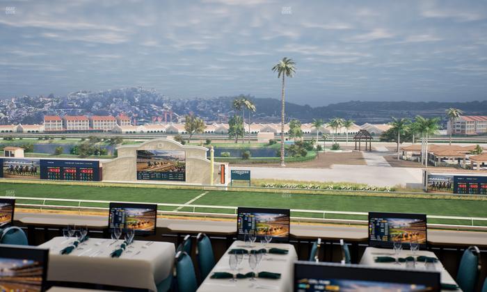 Del Mar Thoroughbred Club - Section Turf Club Lvl 4 Tbl 218 Seat View