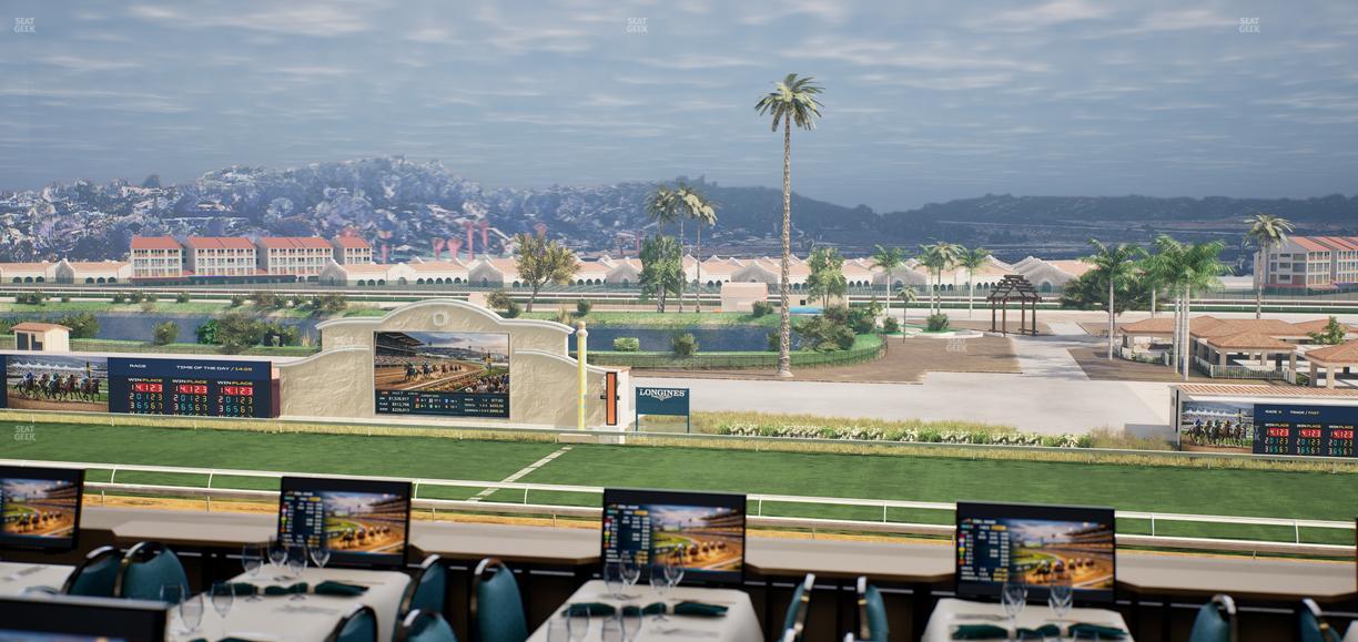 Del Mar Thoroughbred Club - Section Turf Club Lvl 4 Tbl 219 Seat View