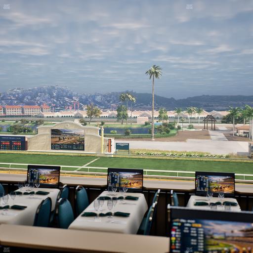 Del Mar Thoroughbred Club - Section Turf Club Lvl 4 Tbl 219 Seat View