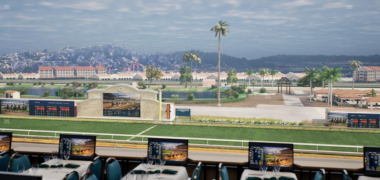 Del Mar Thoroughbred Club - Section Turf Club Lvl 4 Tbl 220 Seat View