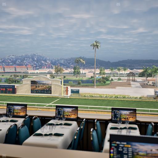 Del Mar Thoroughbred Club - Section Turf Club Lvl 4 Tbl 220 Seat View