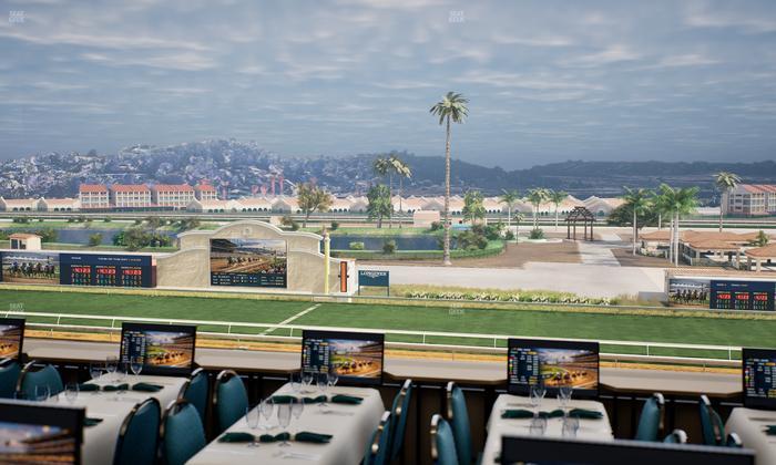 Del Mar Thoroughbred Club - Section Turf Club Lvl 4 Tbl 220 Seat View