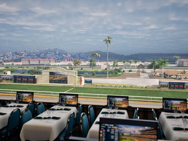 Del Mar Thoroughbred Club - Section Turf Club Lvl 4 Tbl 221 Seat View