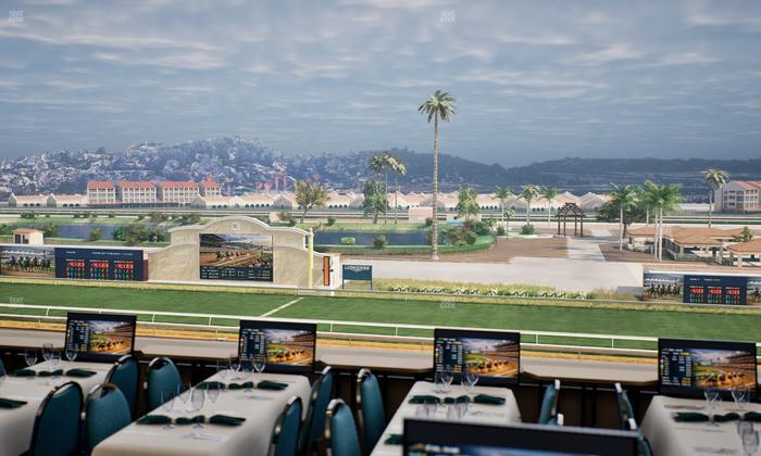 Del Mar Thoroughbred Club - Section Turf Club Lvl 4 Tbl 221 Seat View