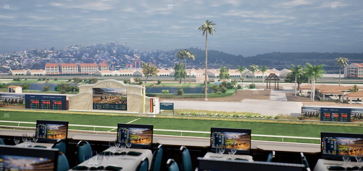 Del Mar Thoroughbred Club - Section Turf Club Lvl 4 Tbl 223 Seat View