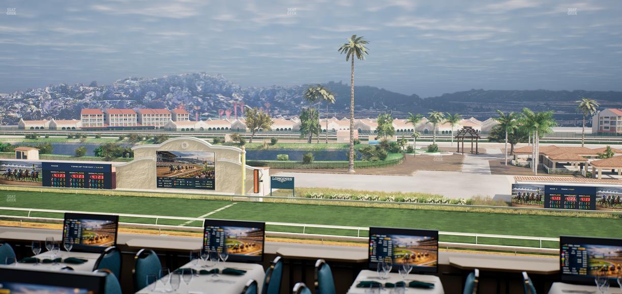 Del Mar Thoroughbred Club - Section Turf Club Lvl 4 Tbl 224 Seat View