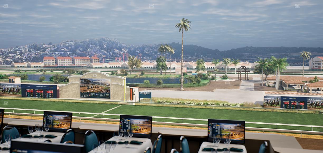 Del Mar Thoroughbred Club - Section Turf Club Lvl 4 Tbl 225 Seat View