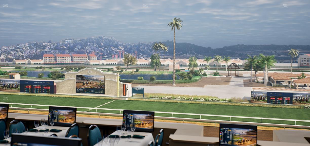 Del Mar Thoroughbred Club - Section Turf Club Lvl 4 Tbl 226 Seat View