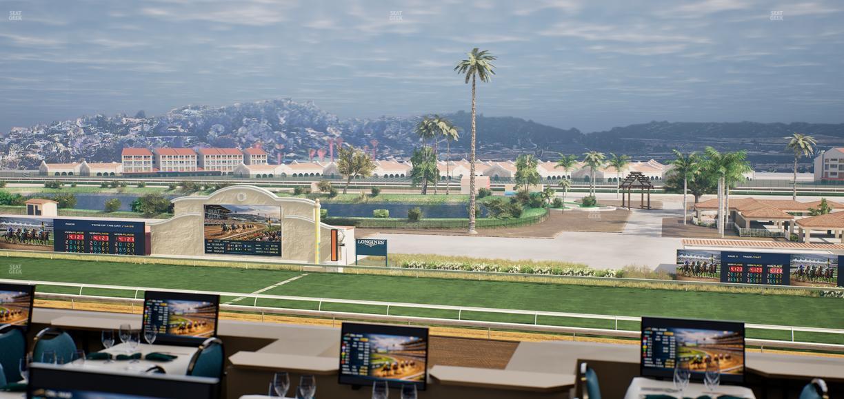 Del Mar Thoroughbred Club - Section Turf Club Lvl 4 Tbl 227 Seat View