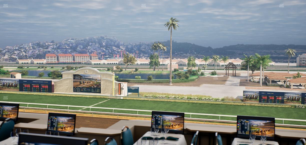 Del Mar Thoroughbred Club - Section Turf Club Lvl 4 Tbl 228 Seat View