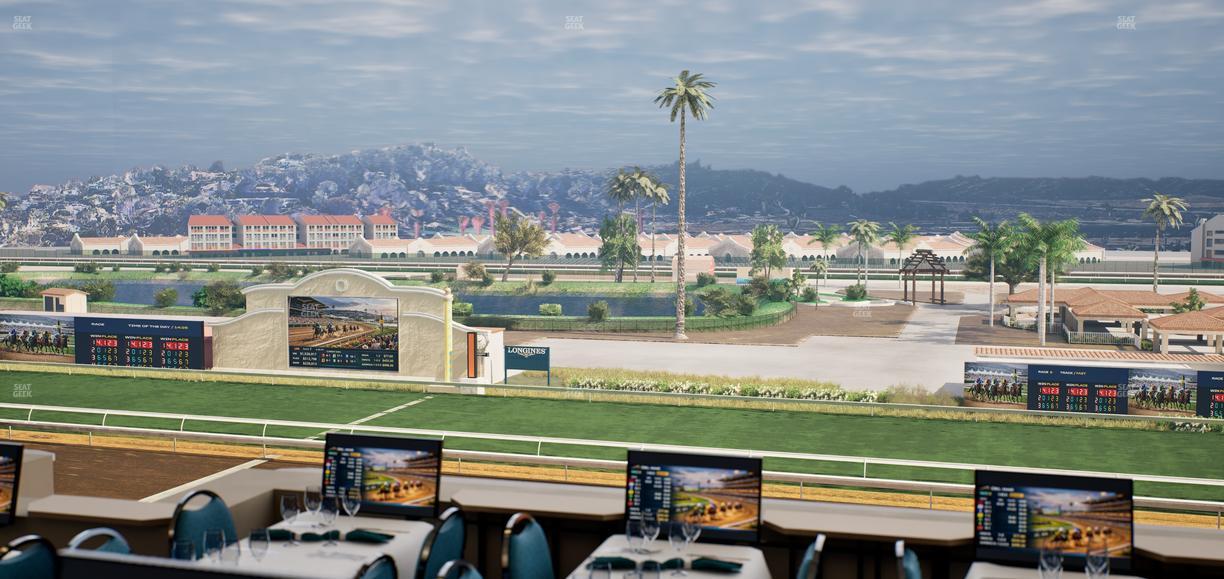 Del Mar Thoroughbred Club - Section Turf Club Lvl 4 Tbl 229 Seat View