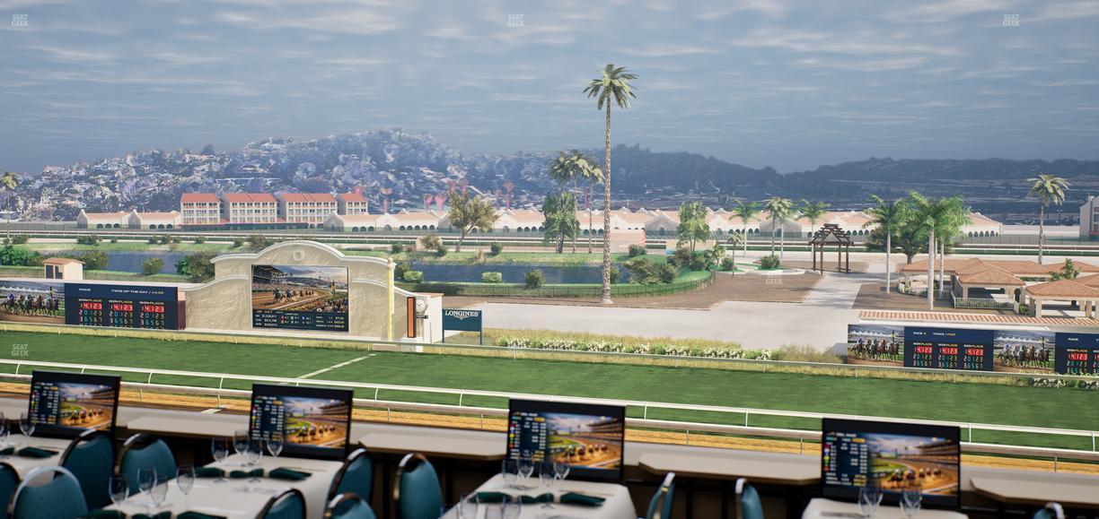 Del Mar Thoroughbred Club - Section Turf Club Lvl 4 Tbl 230 Seat View