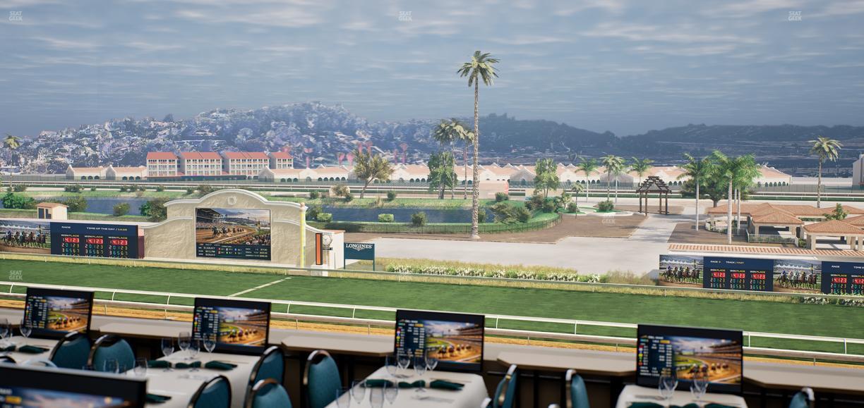 Del Mar Thoroughbred Club - Section Turf Club Lvl 4 Tbl 231 Seat View