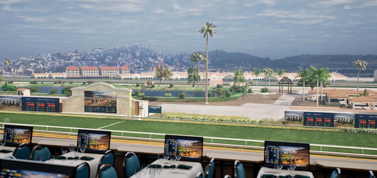 Del Mar Thoroughbred Club - Section Turf Club Lvl 4 Tbl 232 Seat View