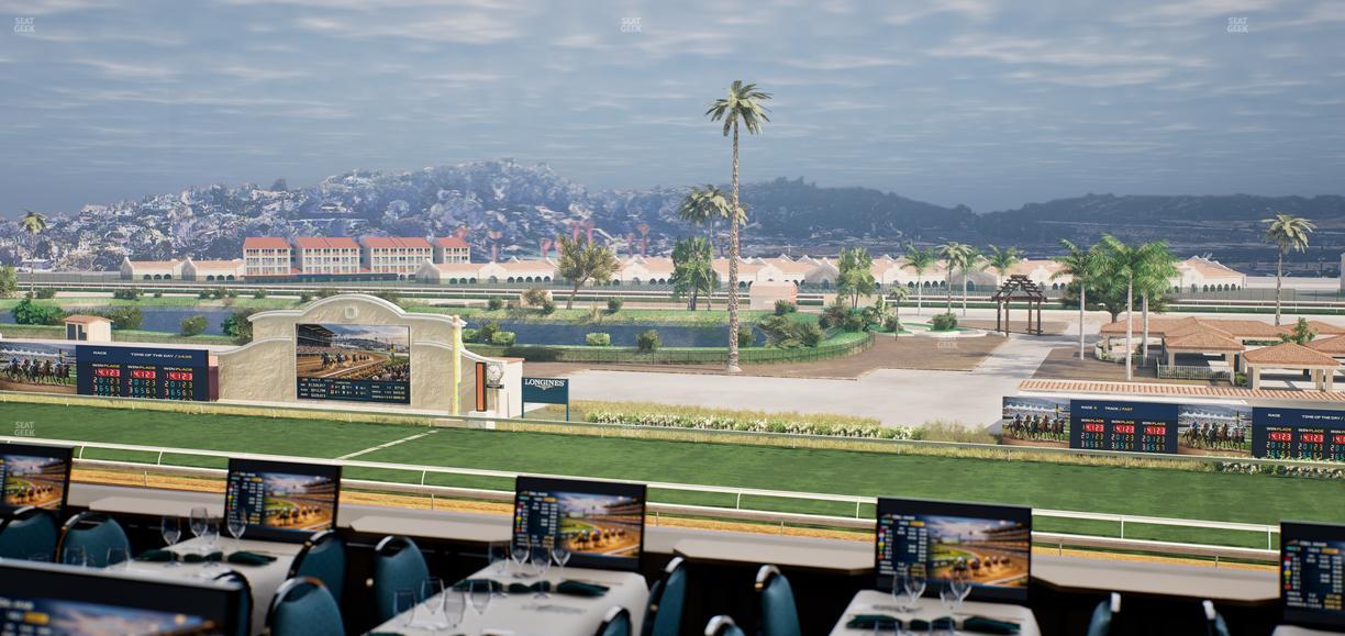 Del Mar Thoroughbred Club - Section Turf Club Lvl 4 Tbl 233 Seat View
