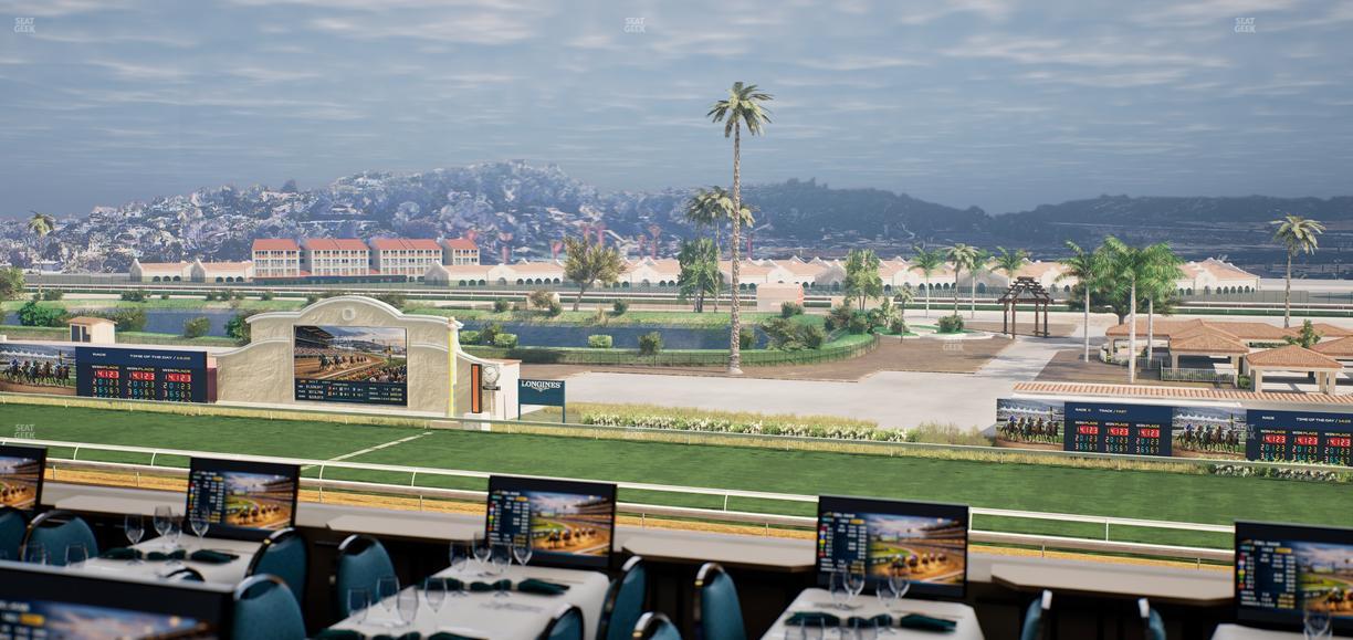 Del Mar Thoroughbred Club - Section Turf Club Lvl 4 Tbl 234 Seat View