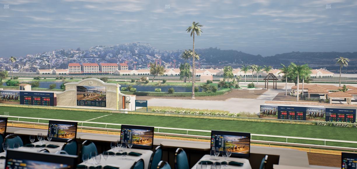 Del Mar Thoroughbred Club - Section Turf Club Lvl 4 Tbl 235 Seat View