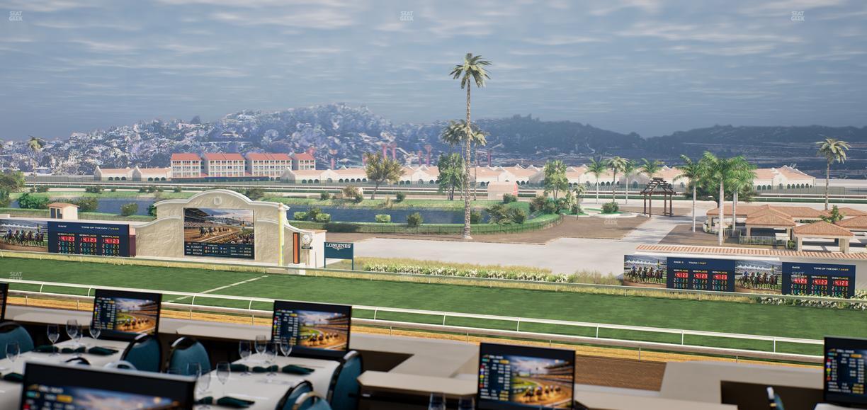 Del Mar Thoroughbred Club - Section Turf Club Lvl 4 Tbl 236 Seat View