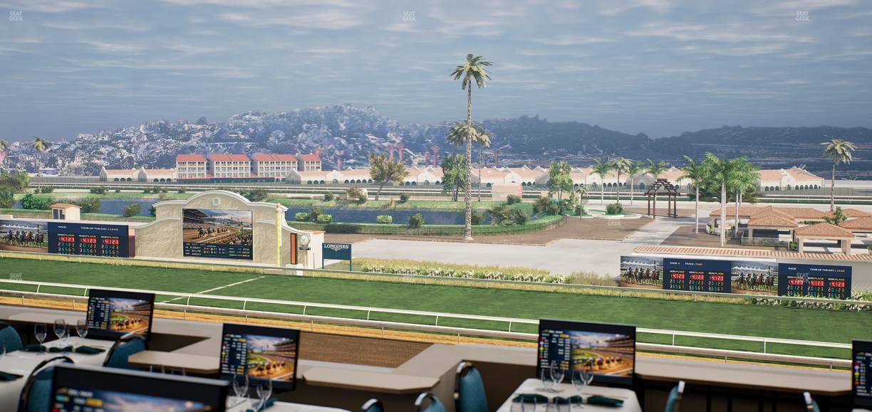 Del Mar Thoroughbred Club - Section Turf Club Lvl 4 Tbl 237 Seat View