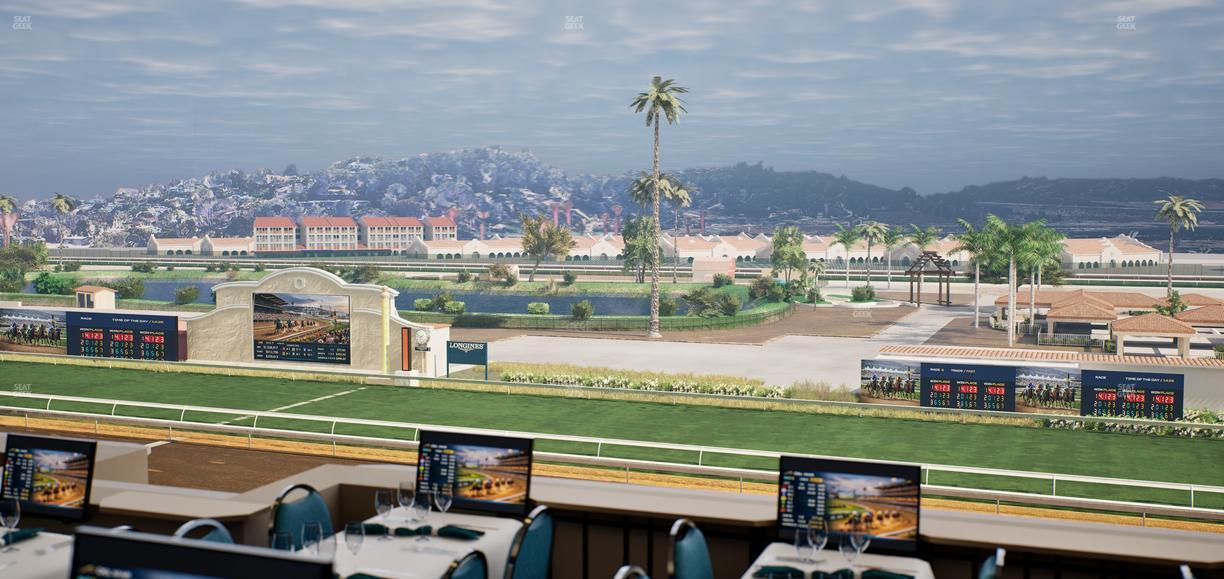 Del Mar Thoroughbred Club - Section Turf Club Lvl 4 Tbl 238 Seat View