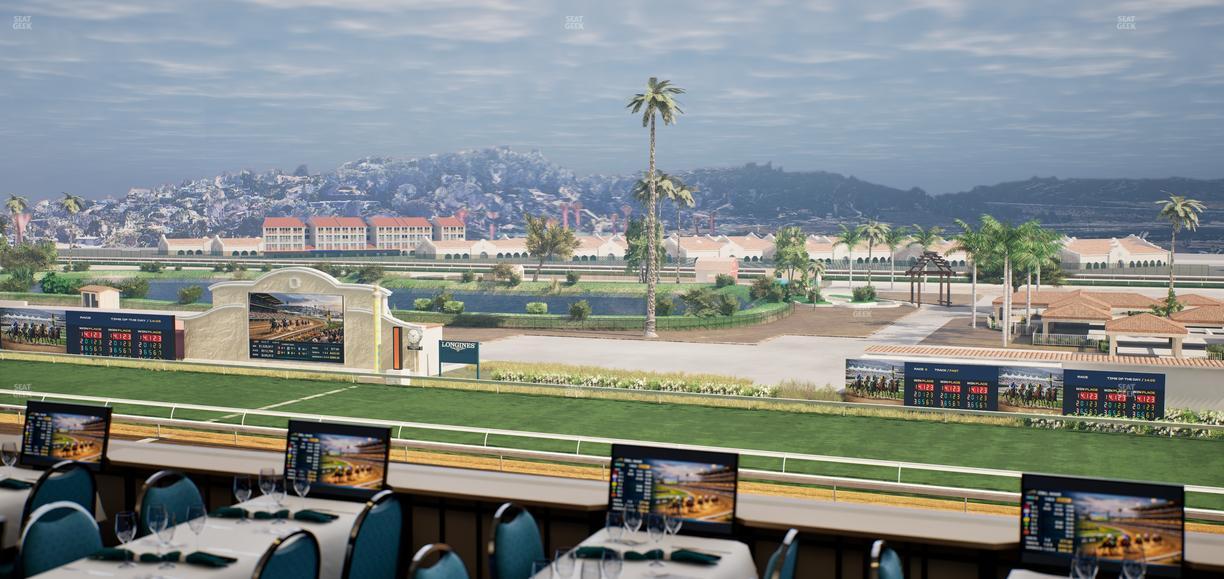 Del Mar Thoroughbred Club - Section Turf Club Lvl 4 Tbl 239 Seat View